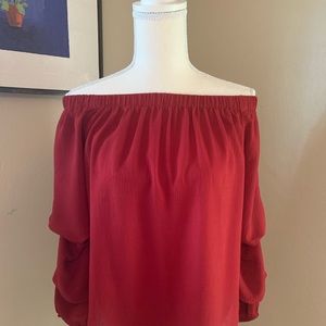 Off the shoulder top